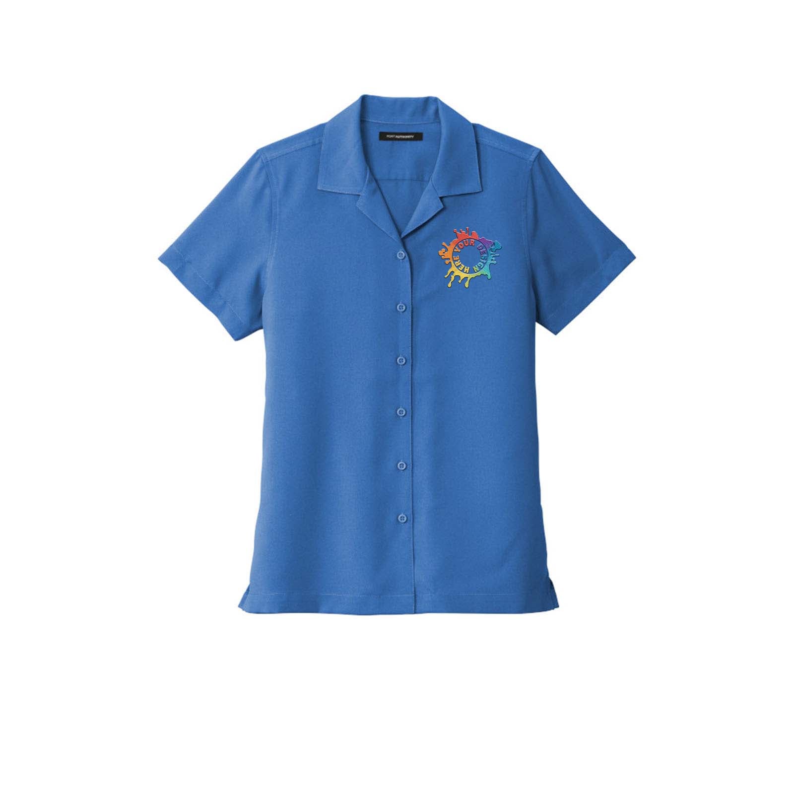 Port Authority ® Ladies Short Sleeve Performance Staff Shirt Embroidery - Mato & Hash