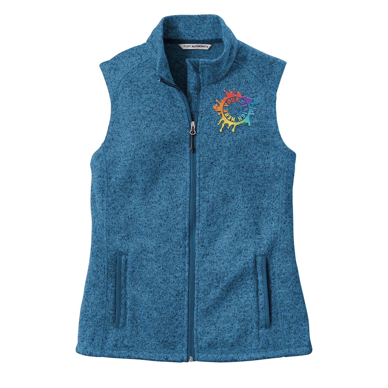 Port Authority ® Ladies Sweater Fleece Vest Embroidery