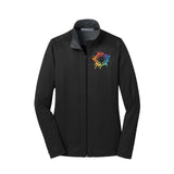 Port Authority® Ladies Vertical Texture Full-Zip Jacket Embroidery