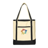 Port Authority® Large Cotton Canvas Boat Tote Embroidery
