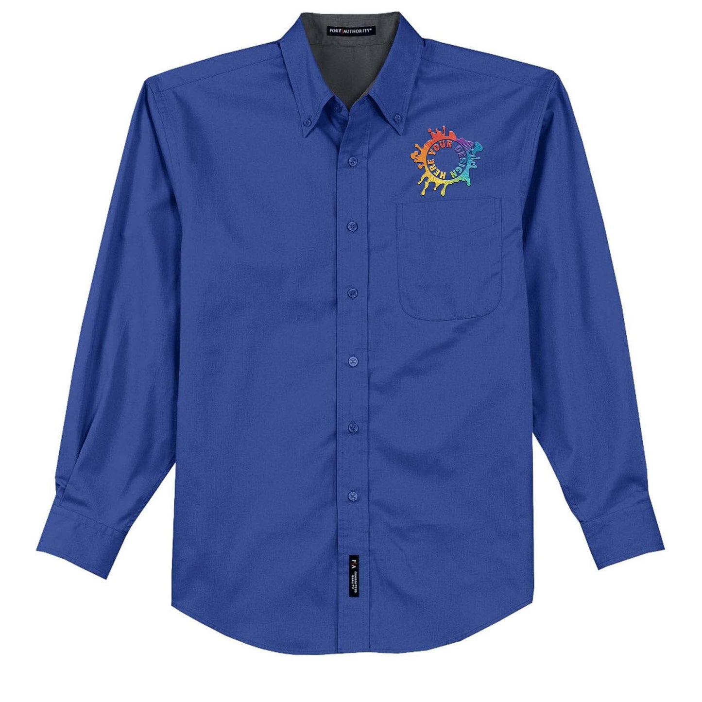 Port Authority® Long Sleeve Easy Care Shirt Embroidery - Mato & Hash
