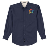 Port Authority® Long Sleeve Easy Care Shirt Embroidery - Mato & Hash
