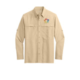 Port Authority® Long Sleeve UV Daybreak Shirt Embroidery - Mato & Hash