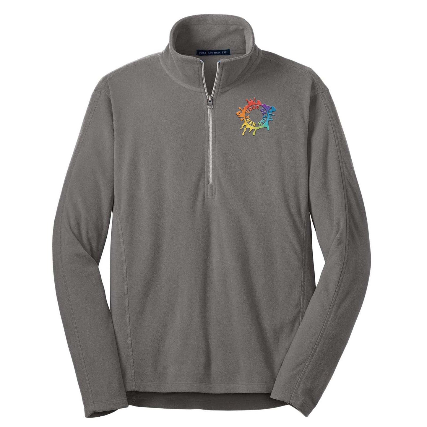 Port Authority® Microfleece 1/2-Zip Pullover Embroidery - Mato & Hash