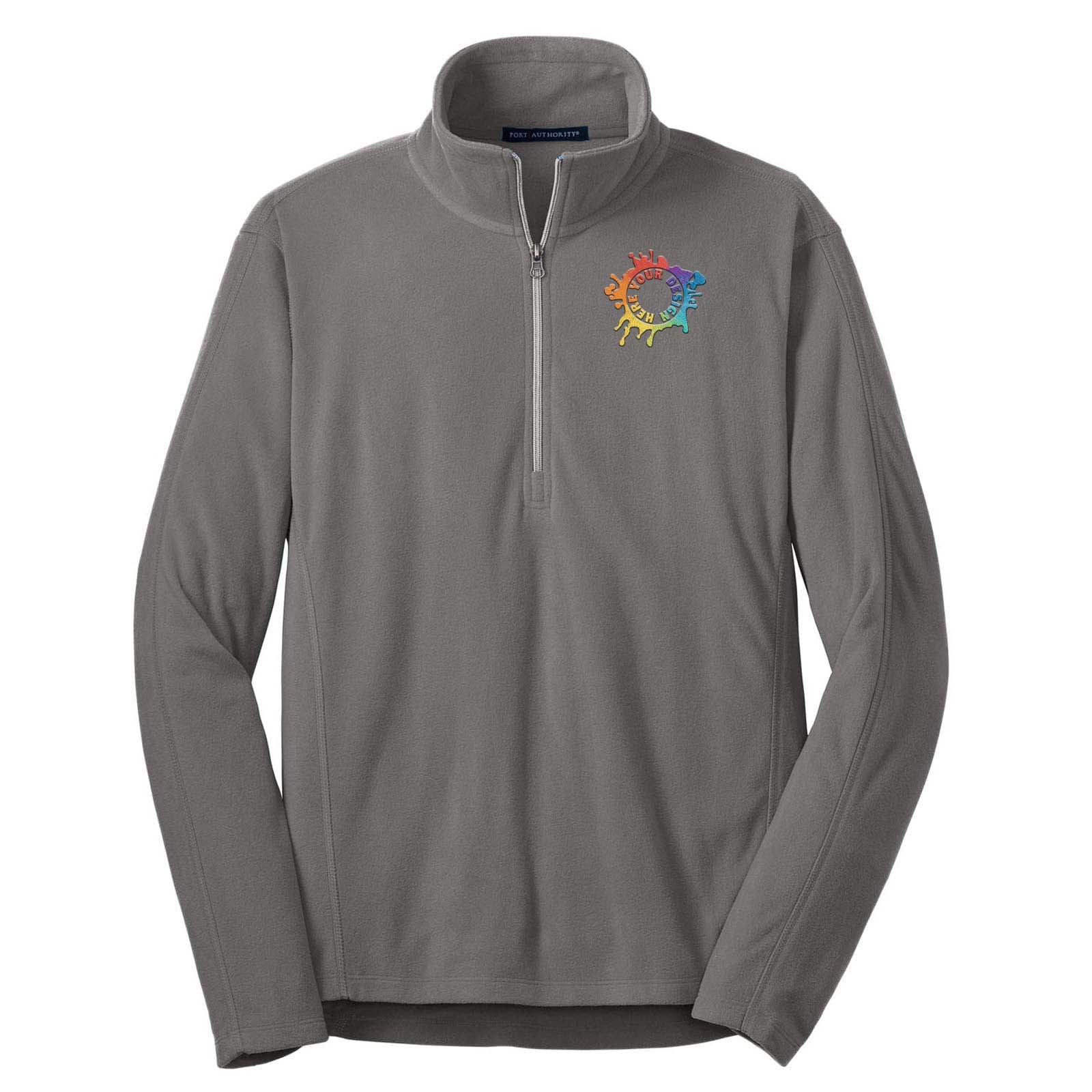 Port Authority® Microfleece 1/2-Zip Pullover Embroidery - Mato & Hash