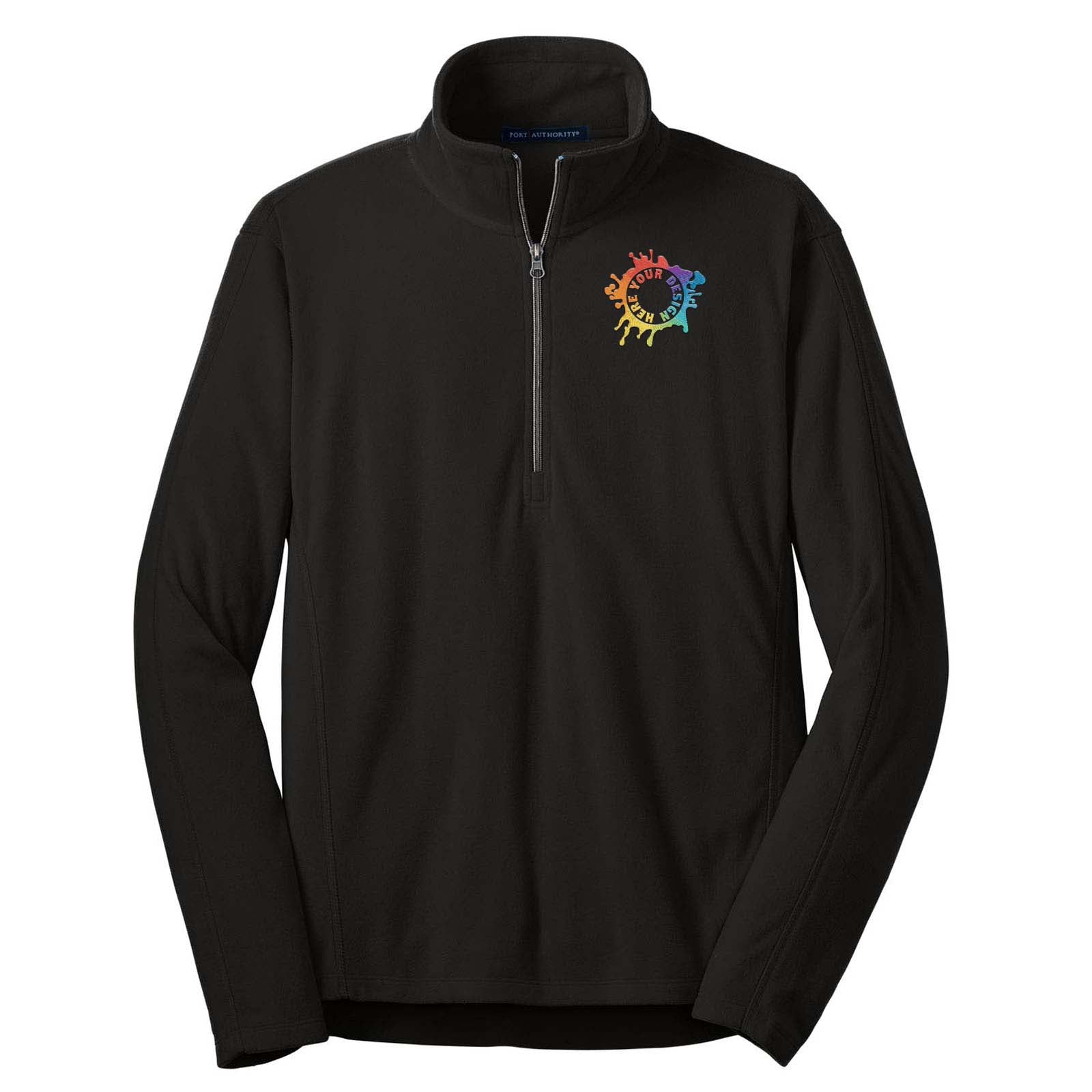 Port Authority® Microfleece 1/2-Zip Pullover Embroidery - Mato & Hash
