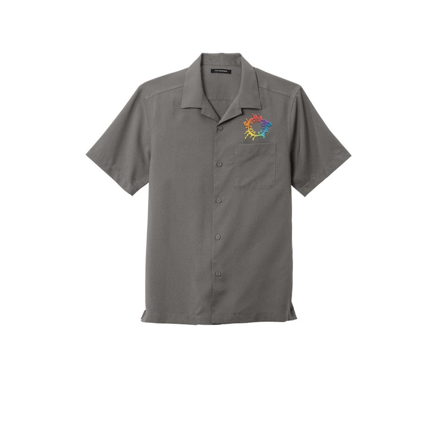 Port Authority ® Short Sleeve Performance Staff Shirt Embroidery - Mato & Hash