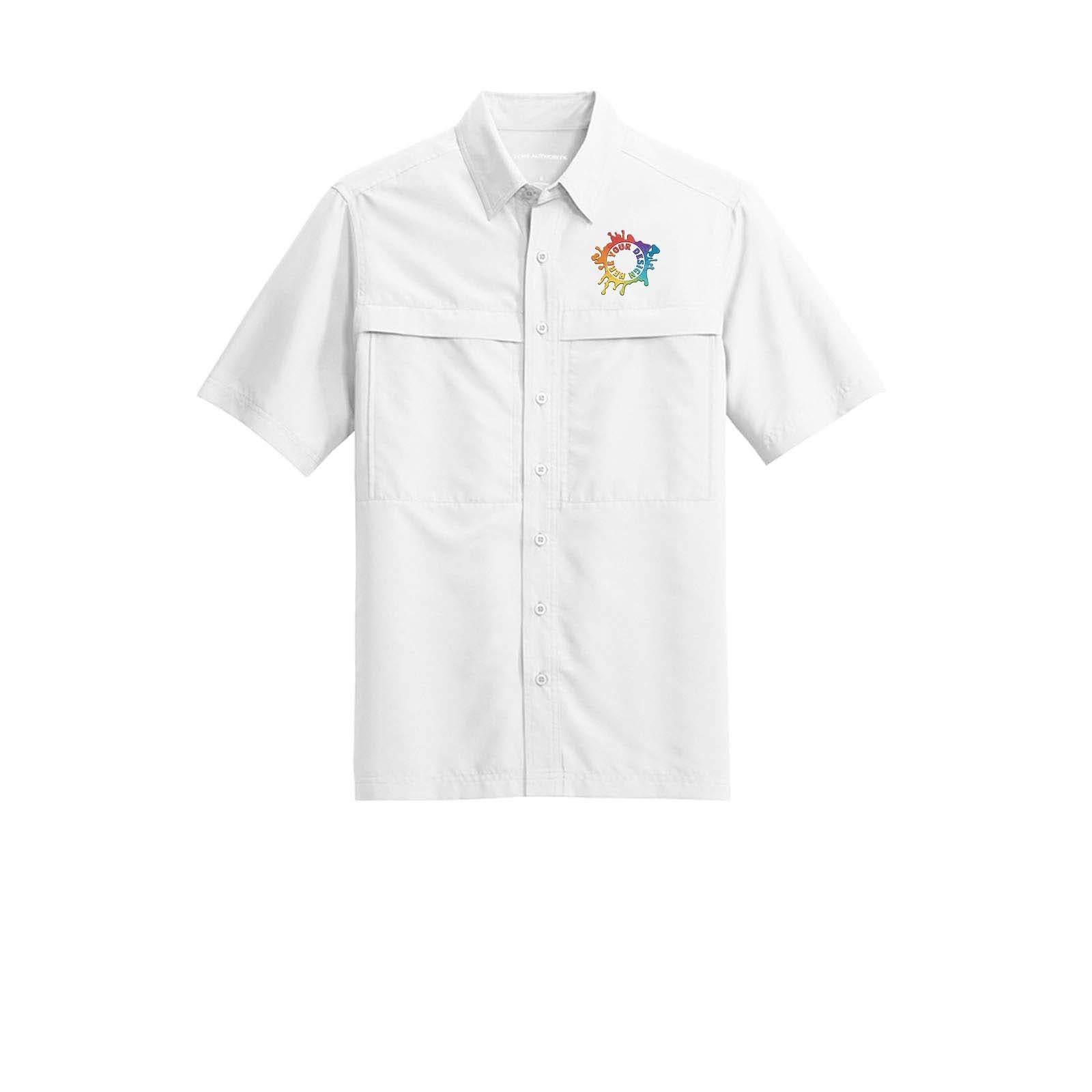 Port Authority® Short Sleeve UV Daybreak Shirt Embroidery - Mato & Hash