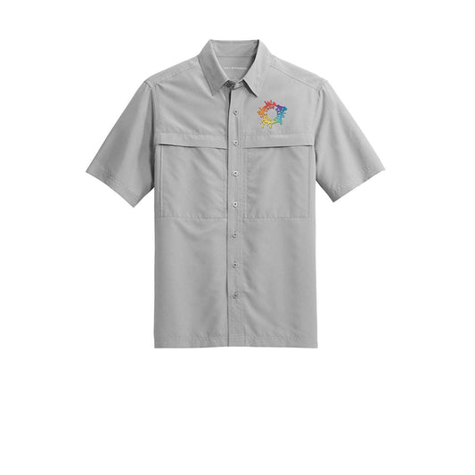 Port Authority® Short Sleeve UV Daybreak Shirt Embroidery - Mato & Hash