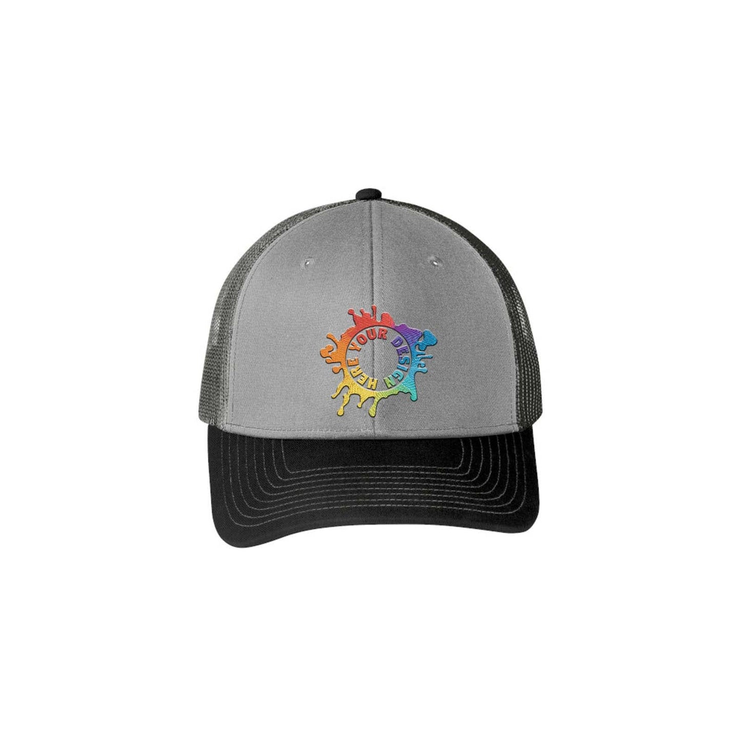 Port Authority® Snapback Trucker Cap Embroidery - Mato & Hash