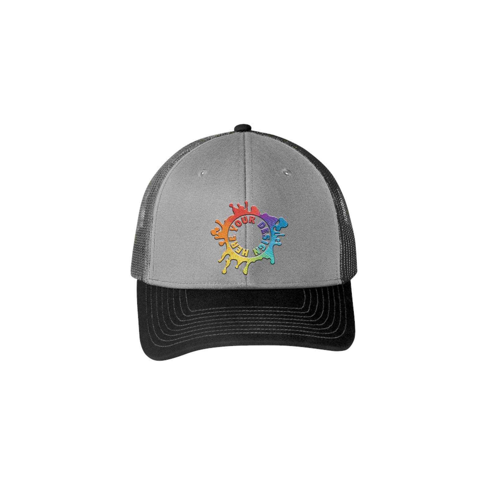 Port Authority® Snapback Trucker Cap Embroidery - Mato & Hash