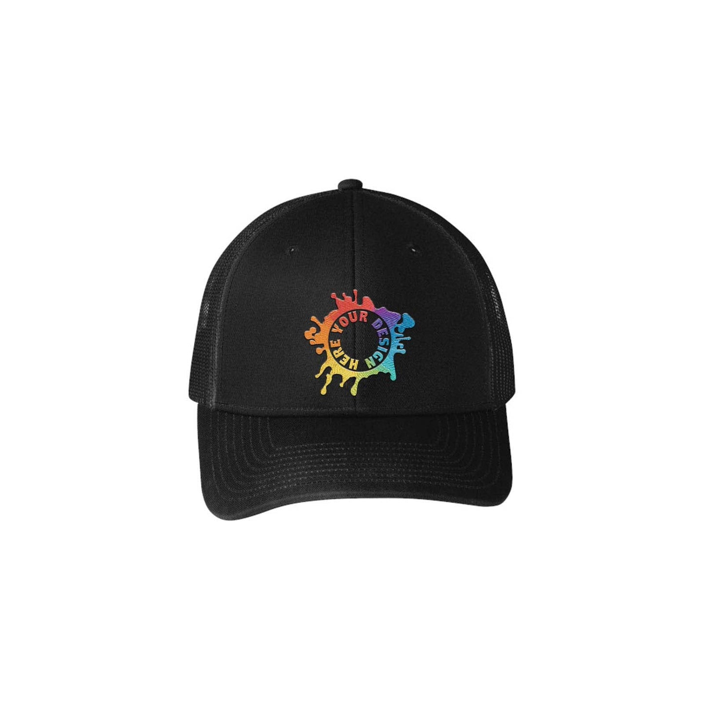 Port Authority® Snapback Trucker Cap Embroidery - Mato & Hash