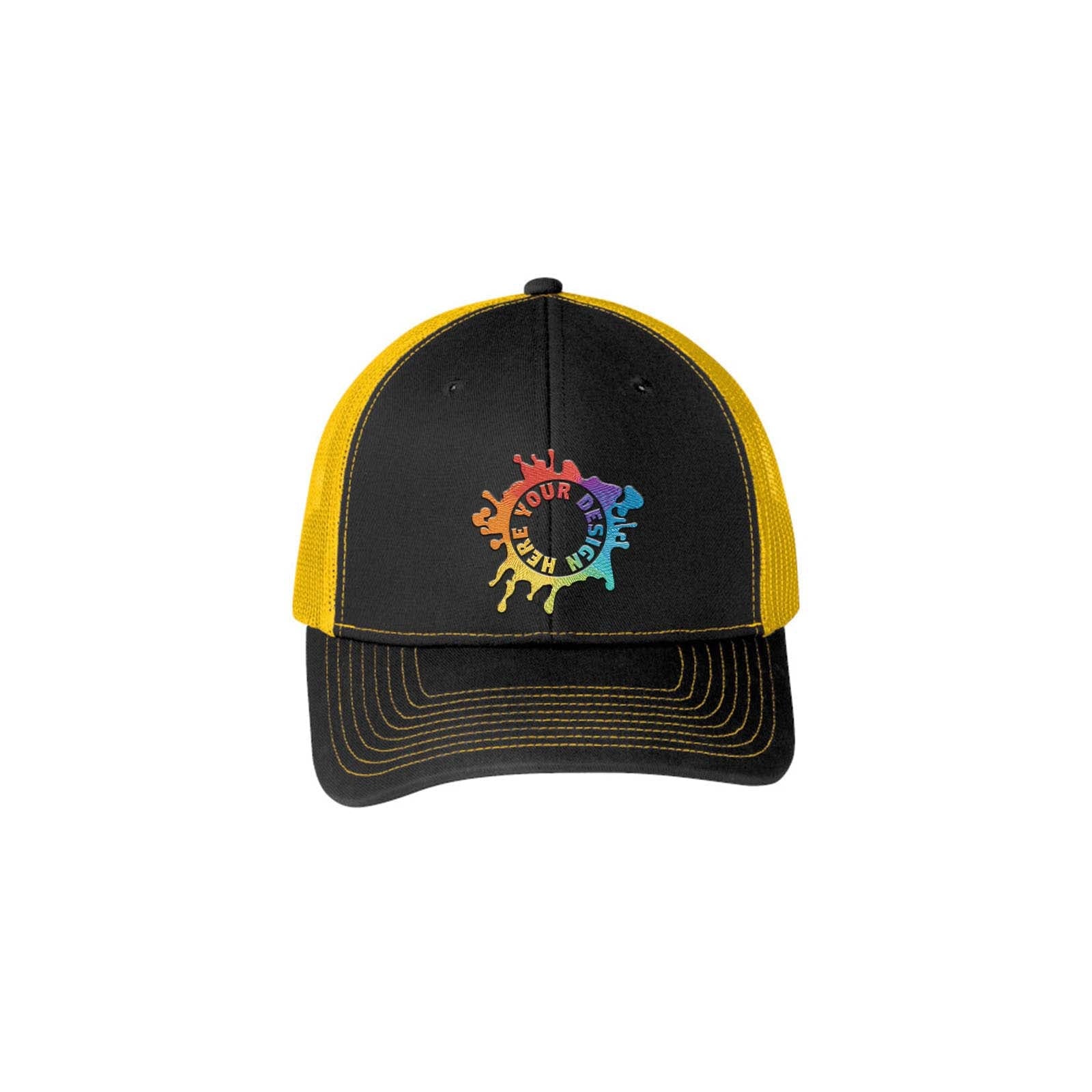 Port Authority® Snapback Trucker Cap Embroidery - Mato & Hash