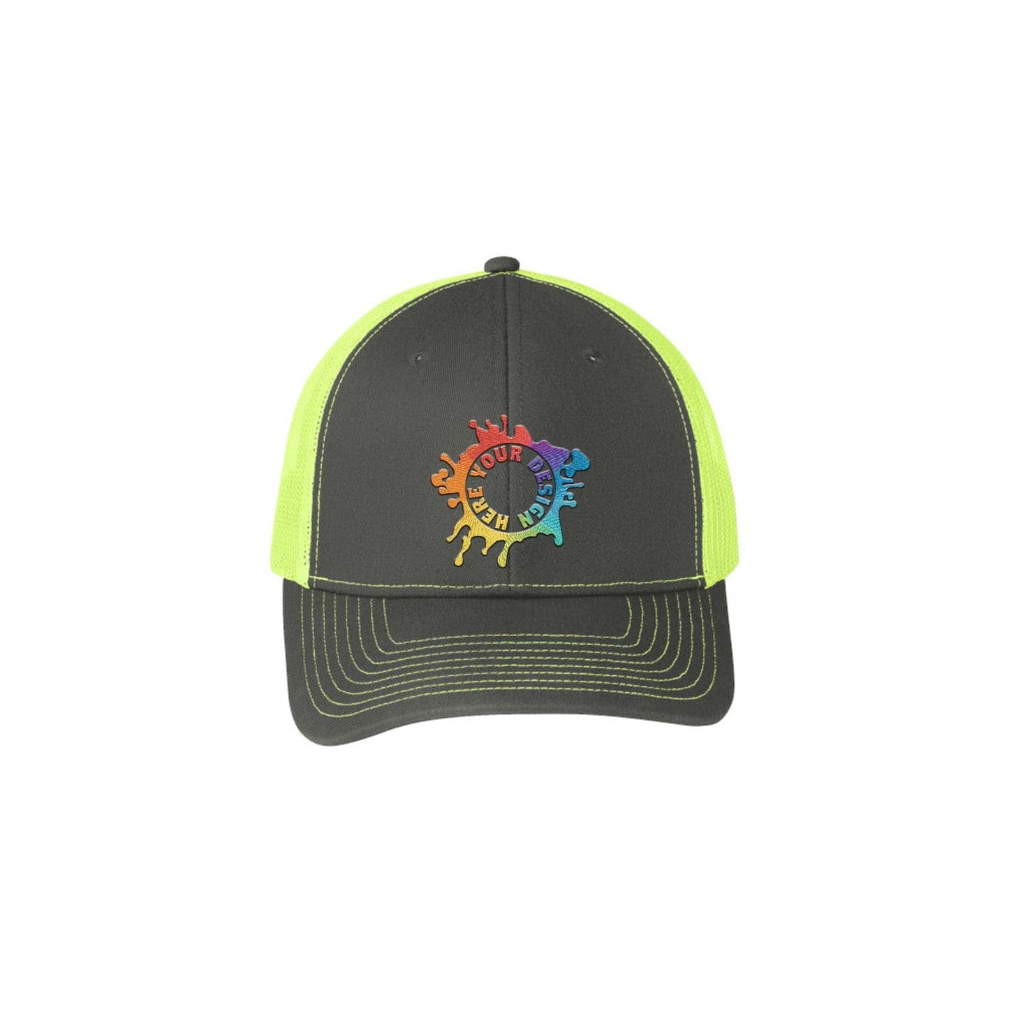 Port Authority® Snapback Trucker Cap Embroidery - Mato & Hash