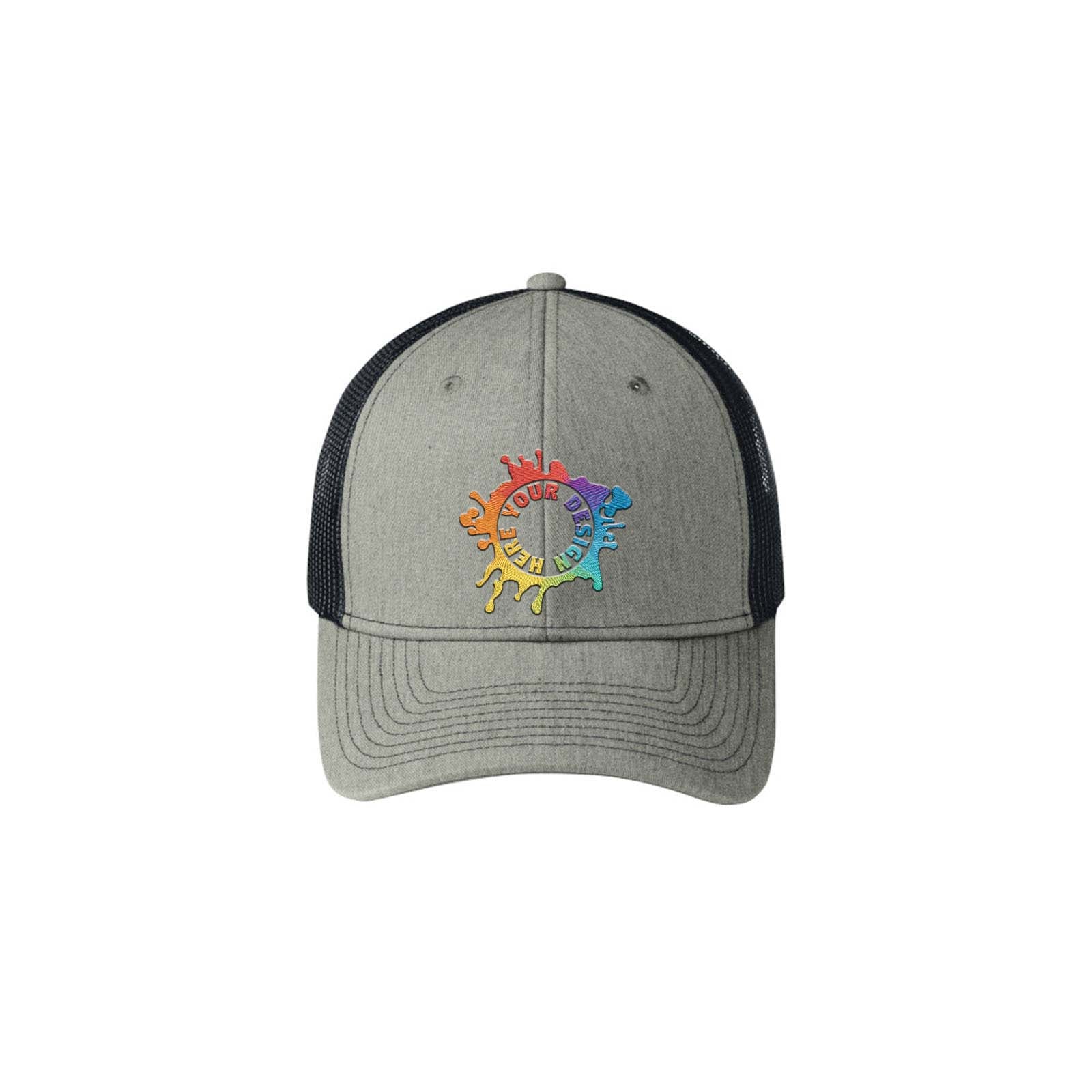Port Authority® Snapback Trucker Cap Embroidery - Mato & Hash