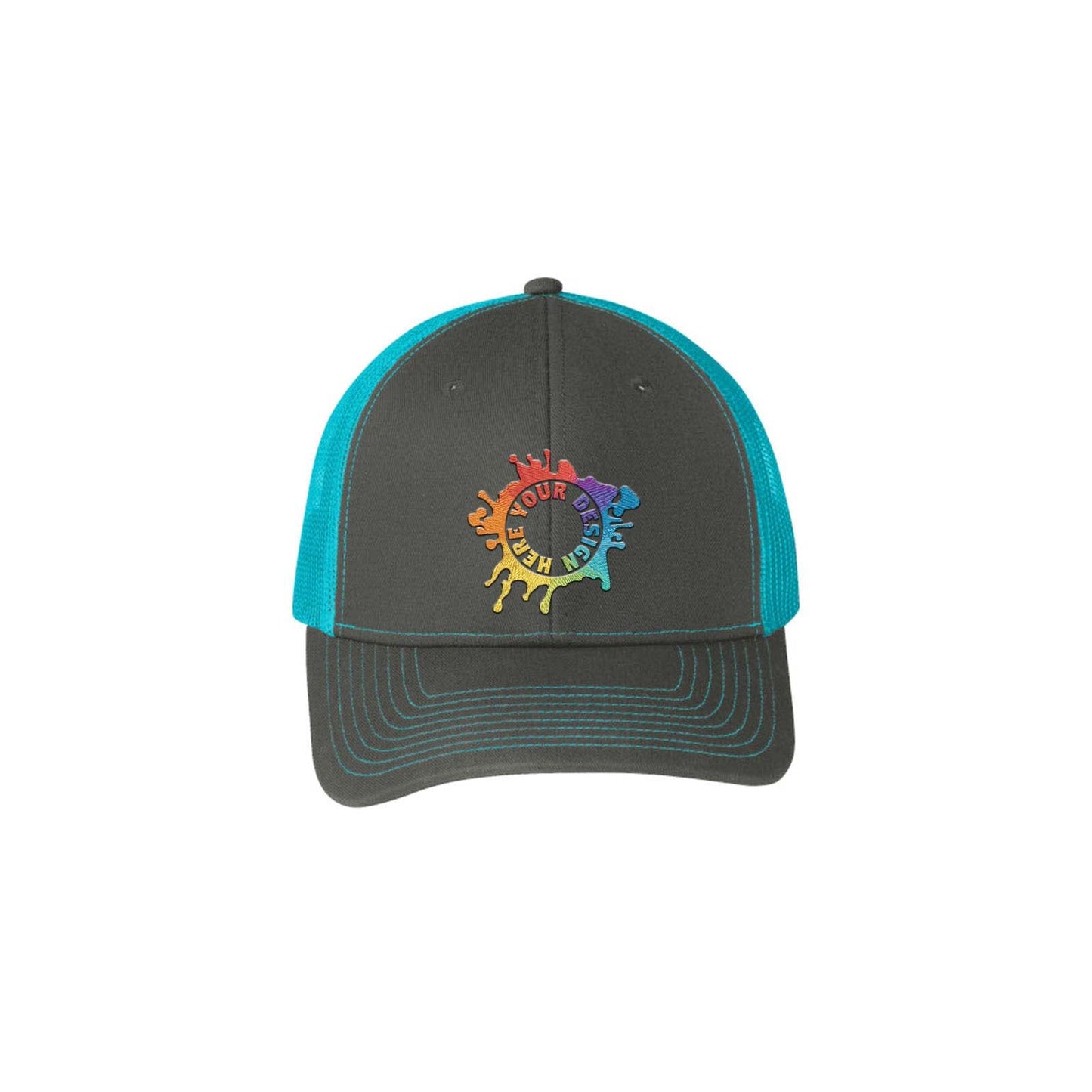 Port Authority® Snapback Trucker Cap Embroidery - Mato & Hash