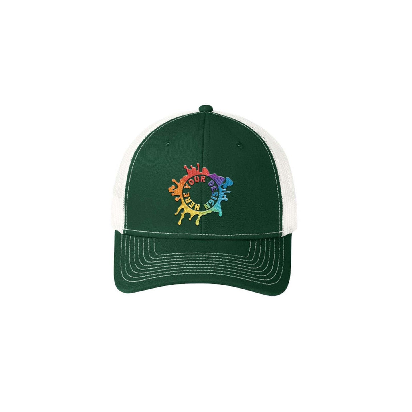 Port Authority® Snapback Trucker Cap Embroidery - Mato & Hash