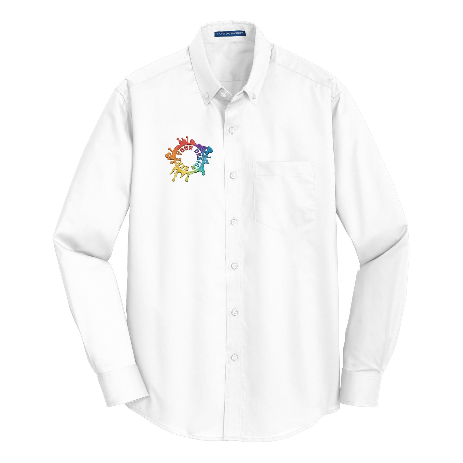 Port Authority SuperPro Twill Shirt Embroidery - Mato & Hash