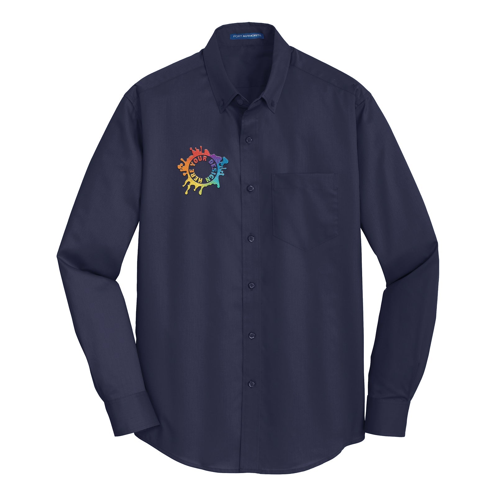 Port Authority SuperPro Twill Shirt Embroidery - Mato & Hash