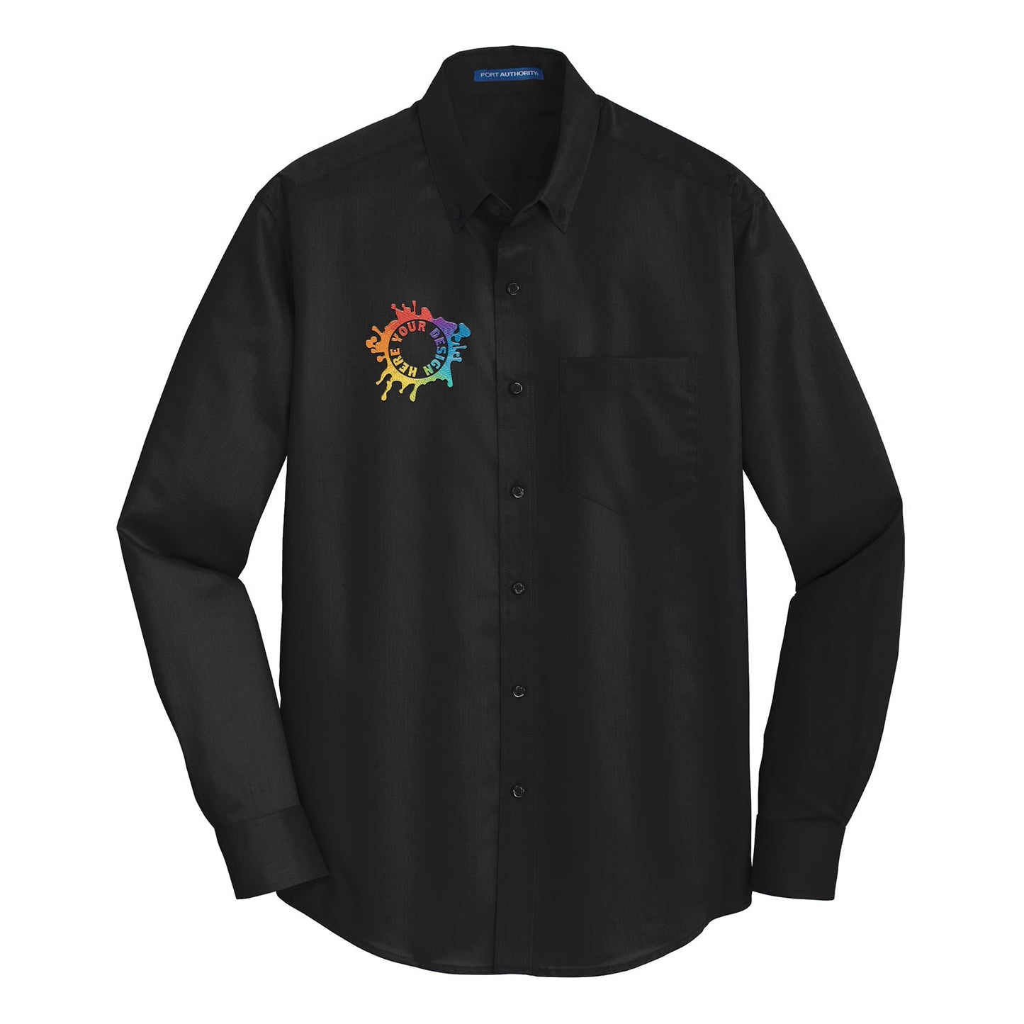 Port Authority SuperPro Twill Shirt Embroidery - Mato & Hash