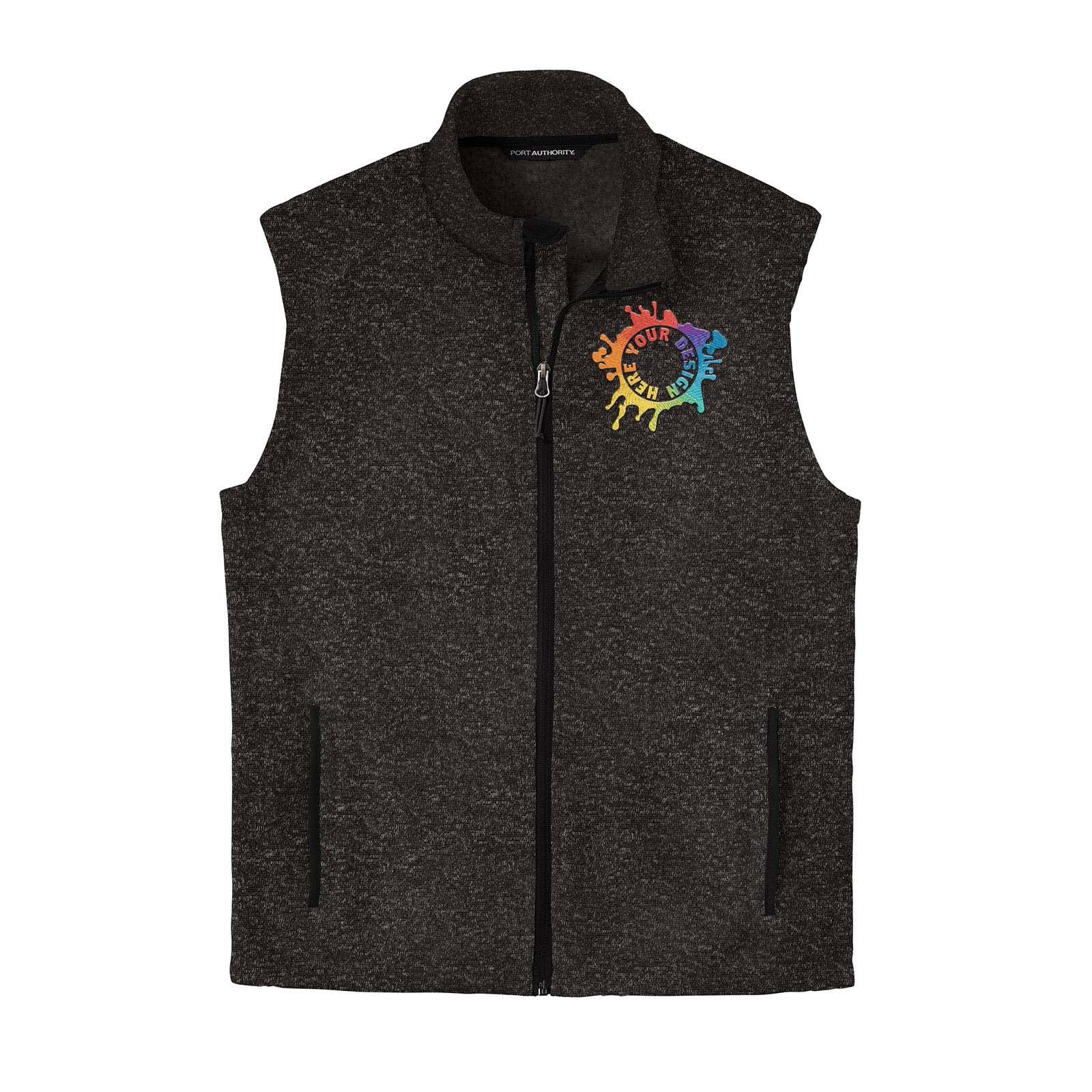 Port Authority ® Sweater Fleece Vest Embroidery - Mato & Hash