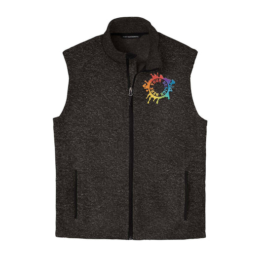 Port Authority ® Sweater Fleece Vest Embroidery - Mato & Hash