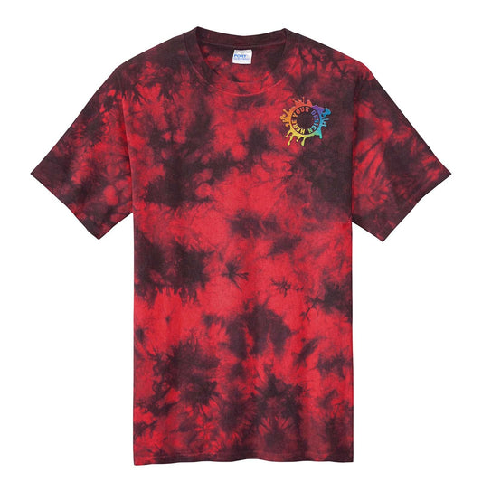 Port & Company ® Crystal Tie-Dye Tee Embroidery - Mato & Hash