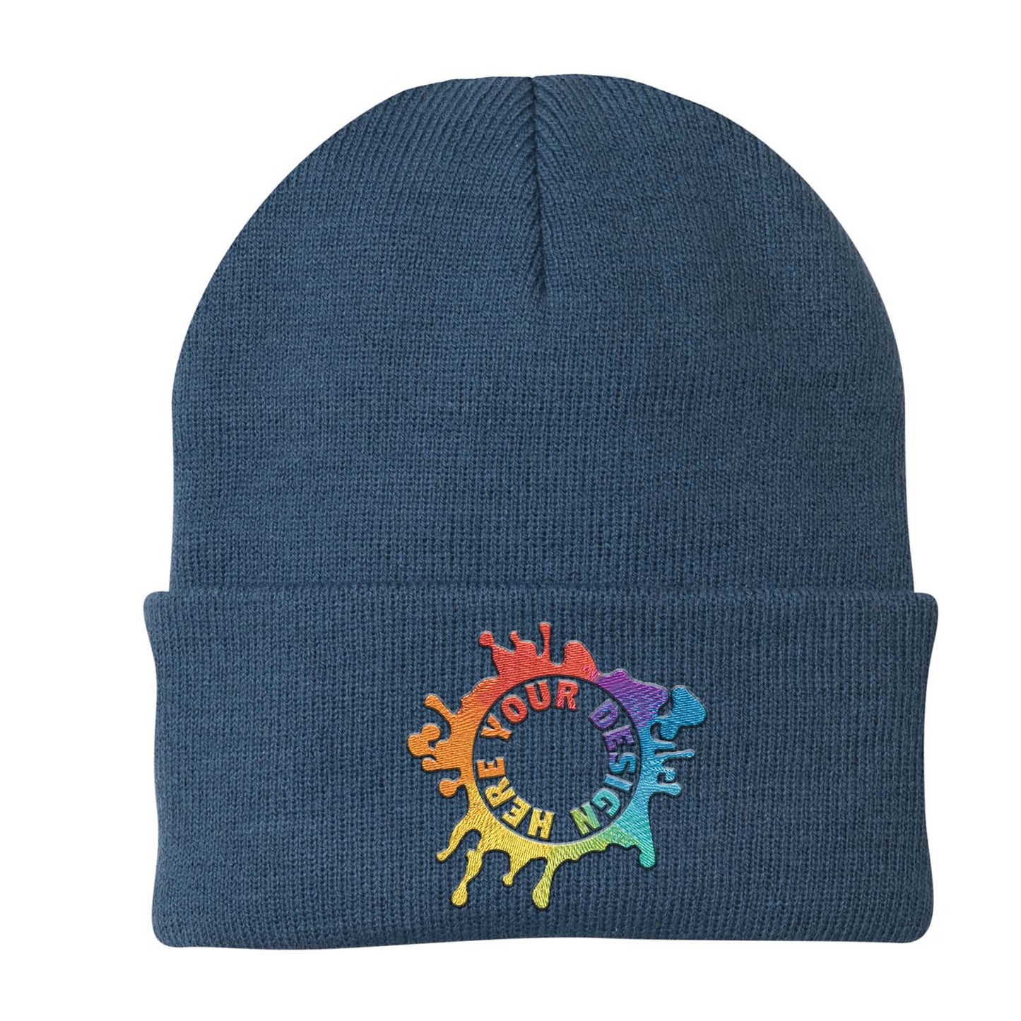 Port & Company® Knit Cap Embroidery - Mato & Hash