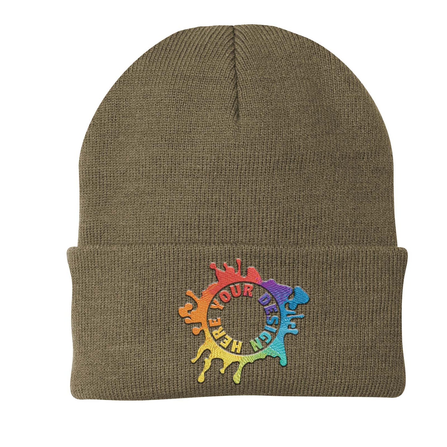 Port & Company® Knit Cap Embroidery - Mato & Hash