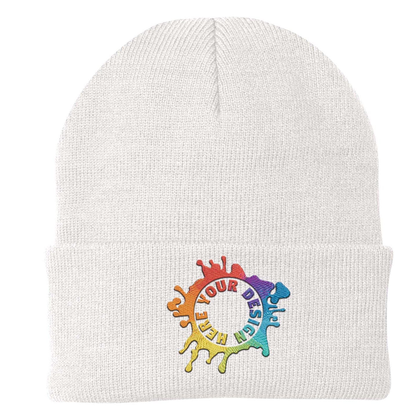 Port & Company® Knit Cap Embroidery - Mato & Hash