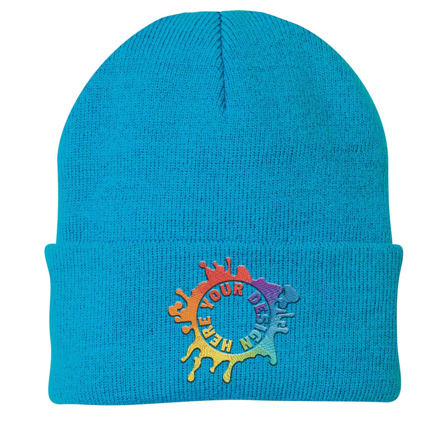 Port & Company® Knit Cap Embroidery - Mato & Hash