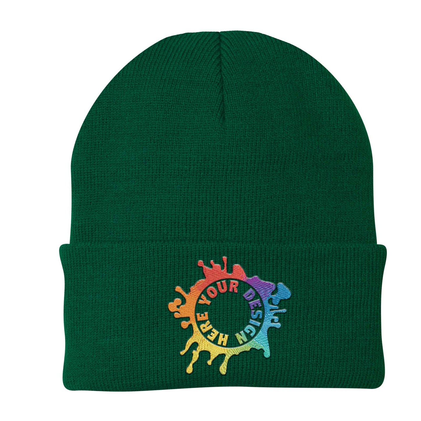 Port & Company® Knit Cap Embroidery - Mato & Hash