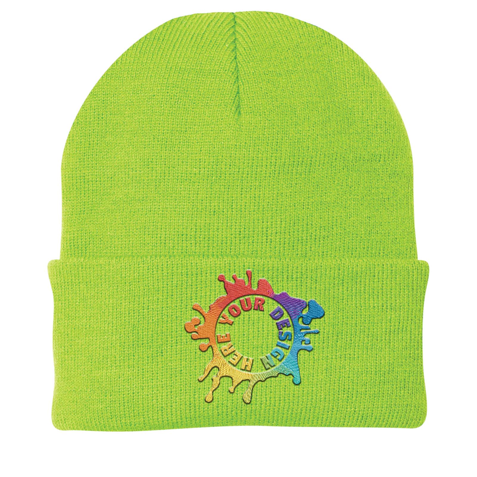 Port & Company® Knit Cap Embroidery - Mato & Hash