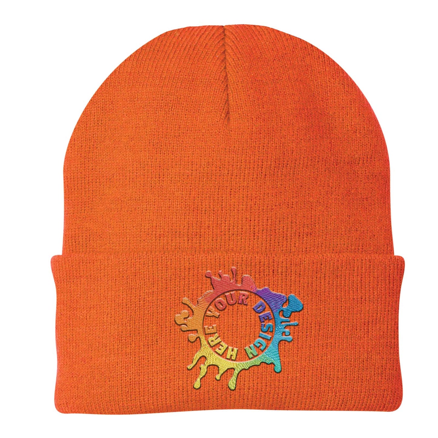 Port & Company® Knit Cap Embroidery - Mato & Hash