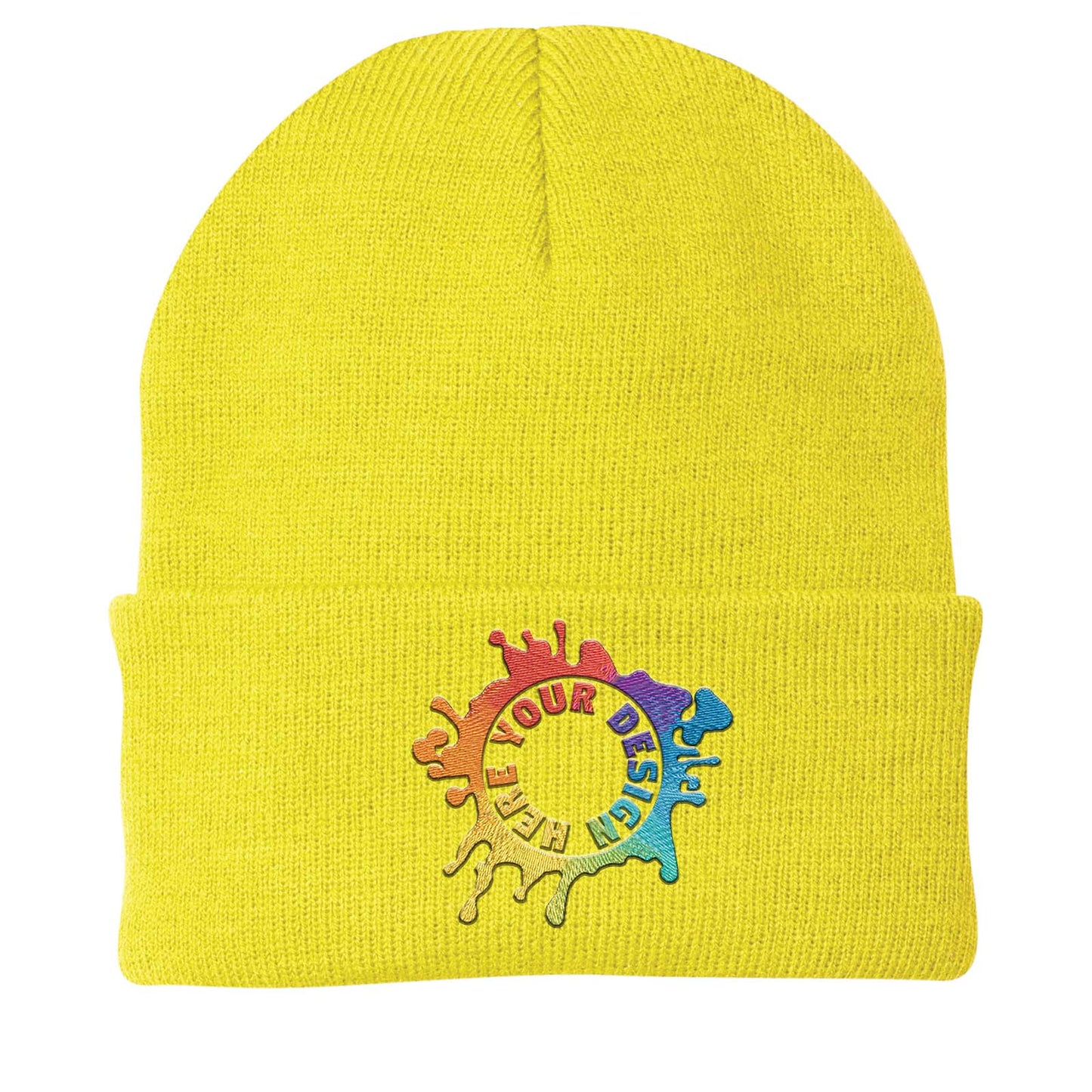 Port & Company® Knit Cap Embroidery - Mato & Hash