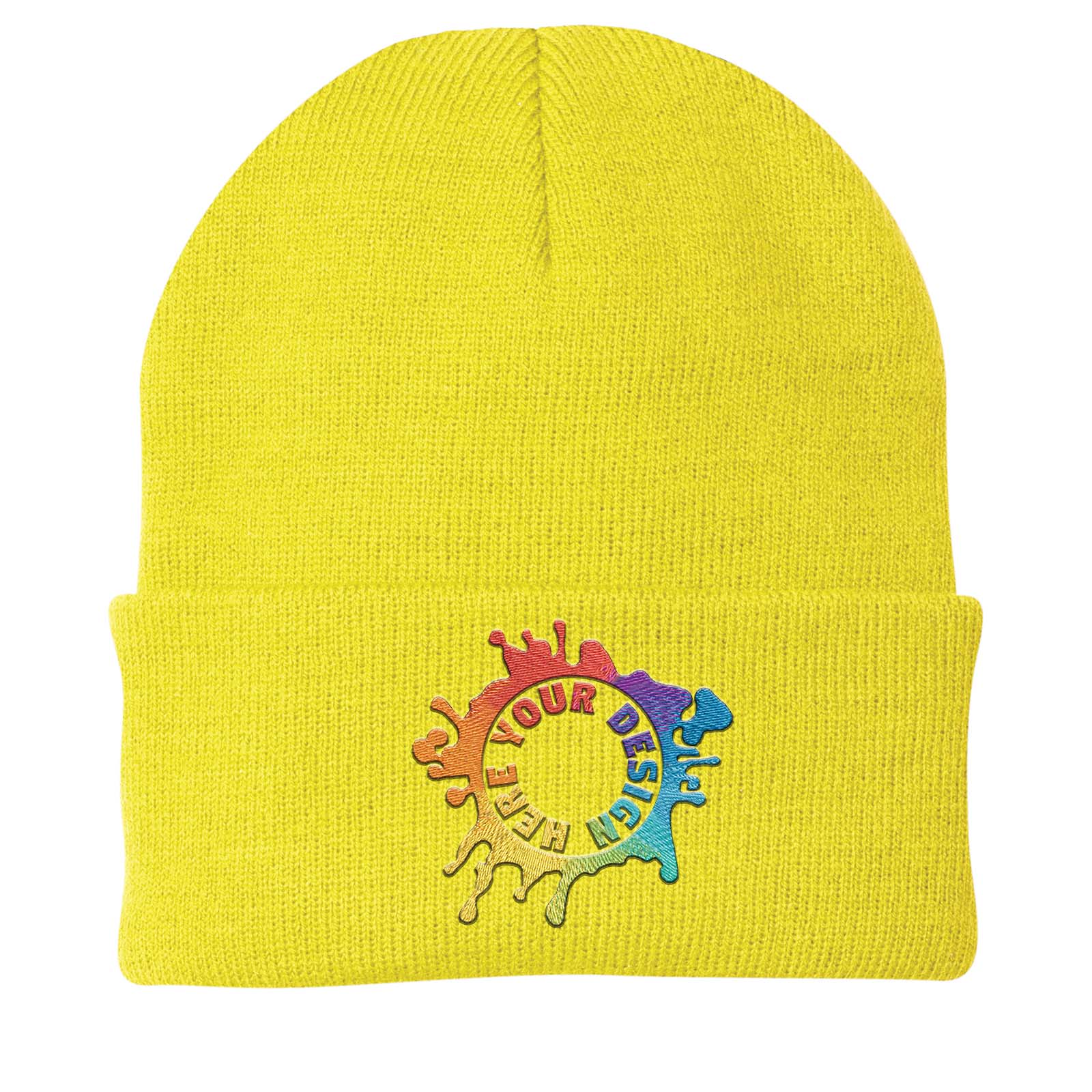 Port & Company® Knit Cap Embroidery - Mato & Hash