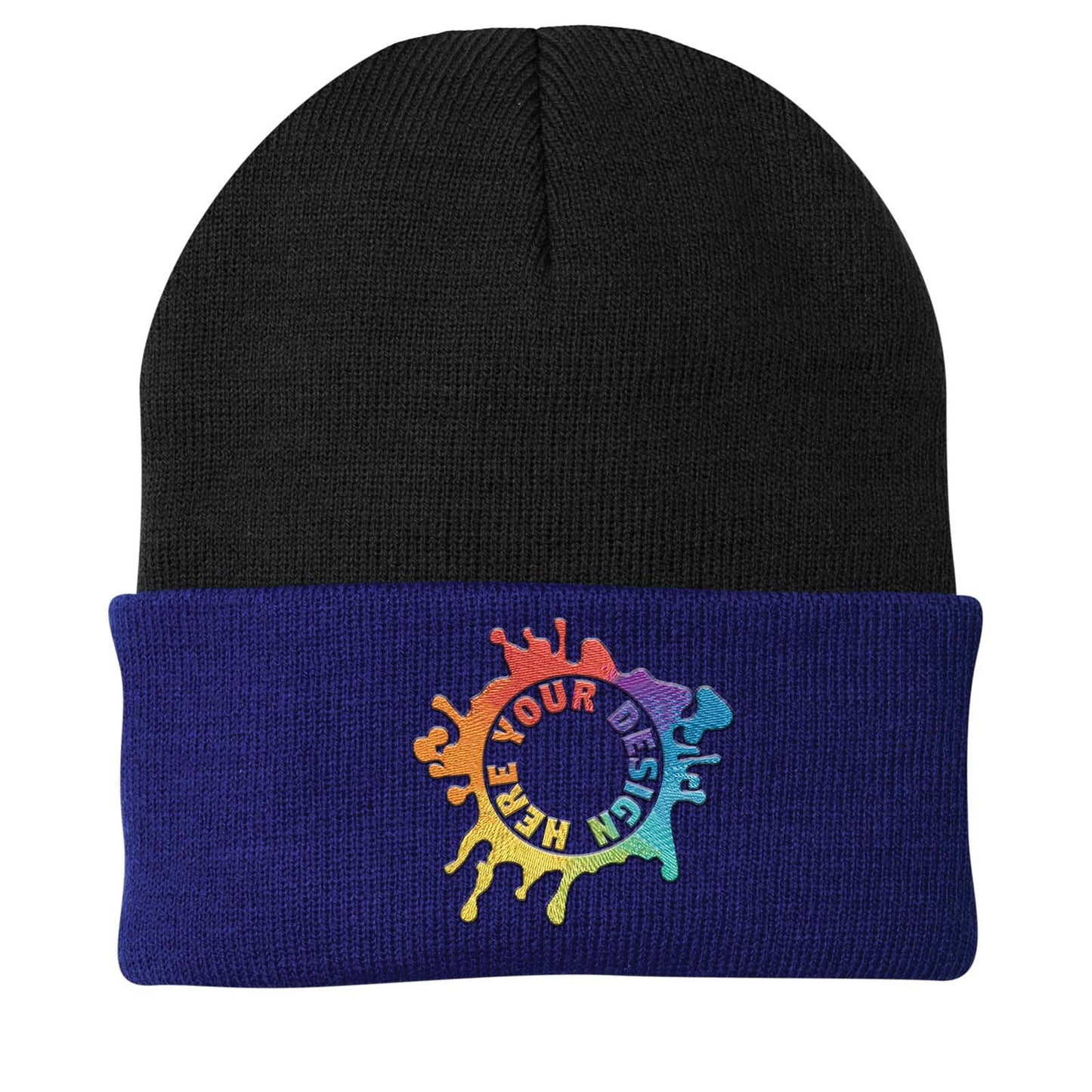 Port & Company® Knit Cap Embroidery - Mato & Hash