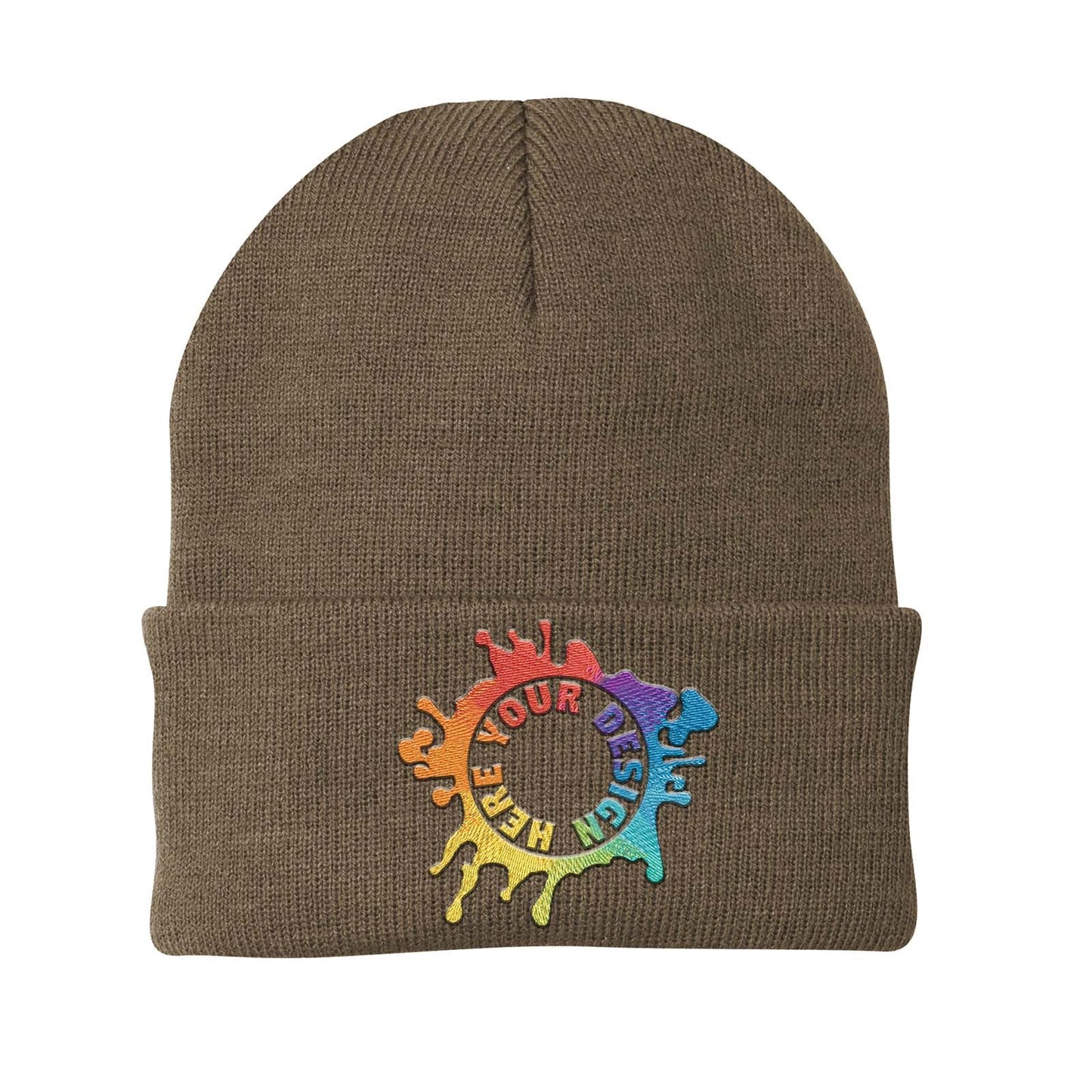 Port & Company® Knit Cap Embroidery - Mato & Hash