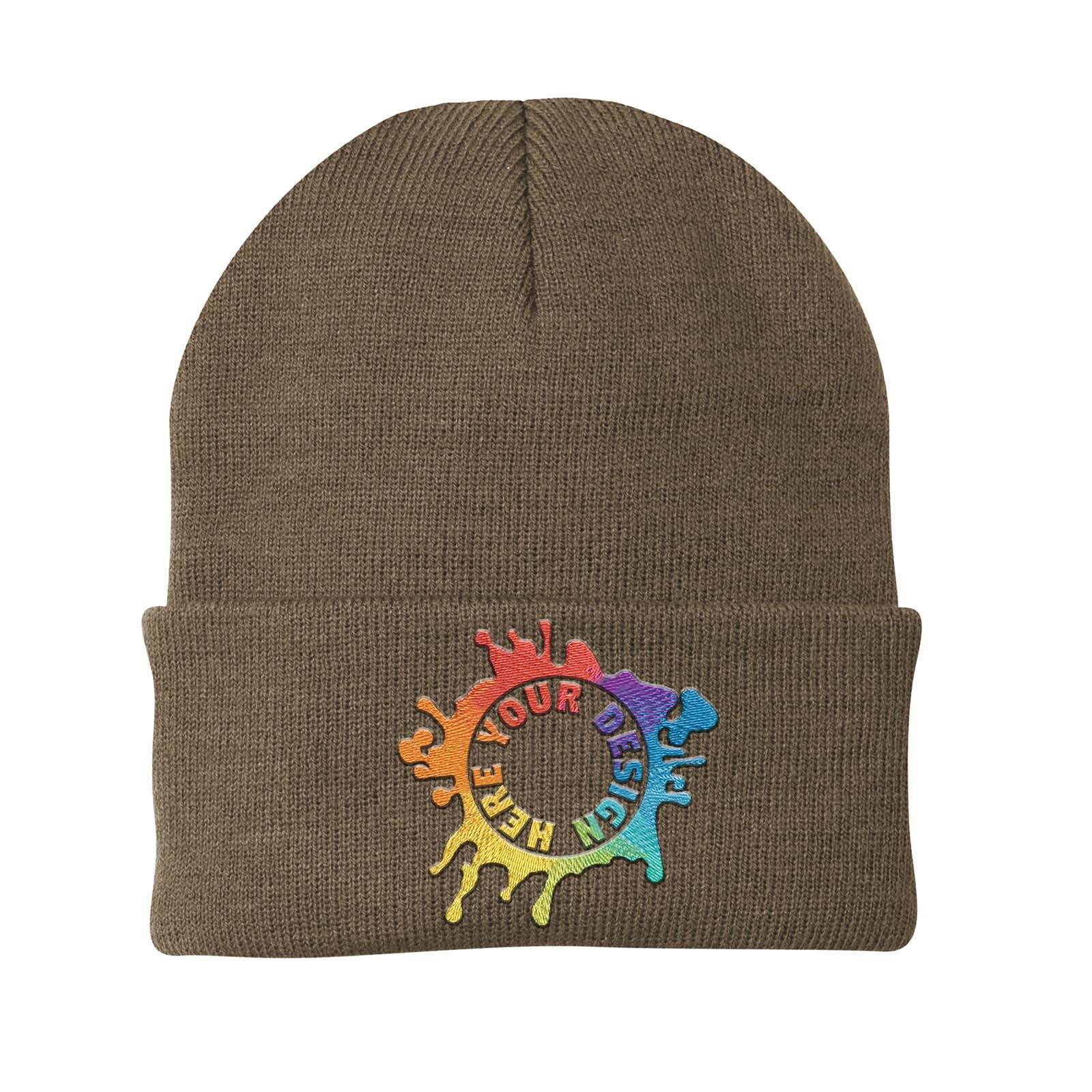 Port & Company® Knit Cap Embroidery - Mato & Hash