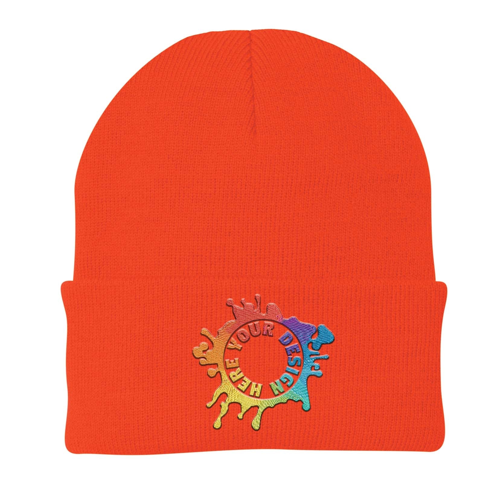 Port & Company® Knit Cap Embroidery - Mato & Hash