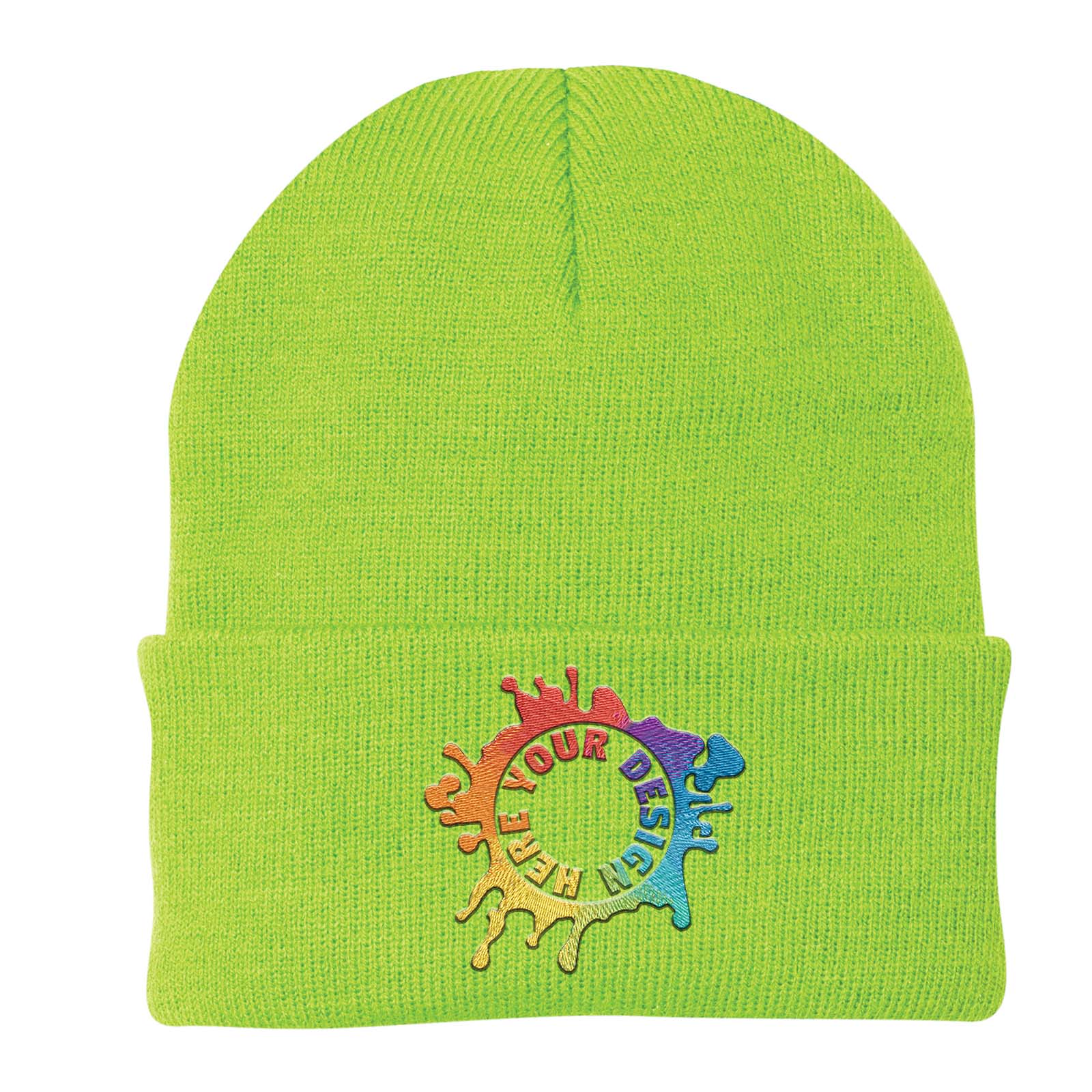 Port & Company® Knit Cap Embroidery - Mato & Hash