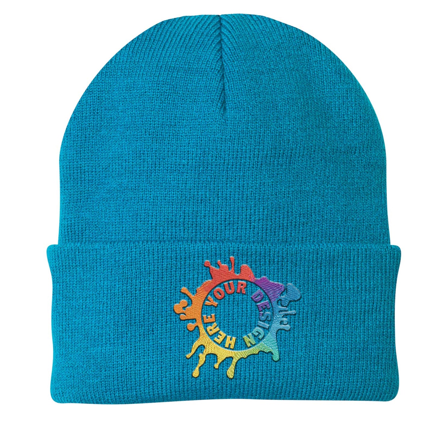 Port & Company® Knit Cap Embroidery - Mato & Hash