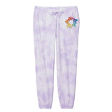 Port & Company® Ladies Beach Wash® Cloud Tie-Dye Sweatpant Embroidery