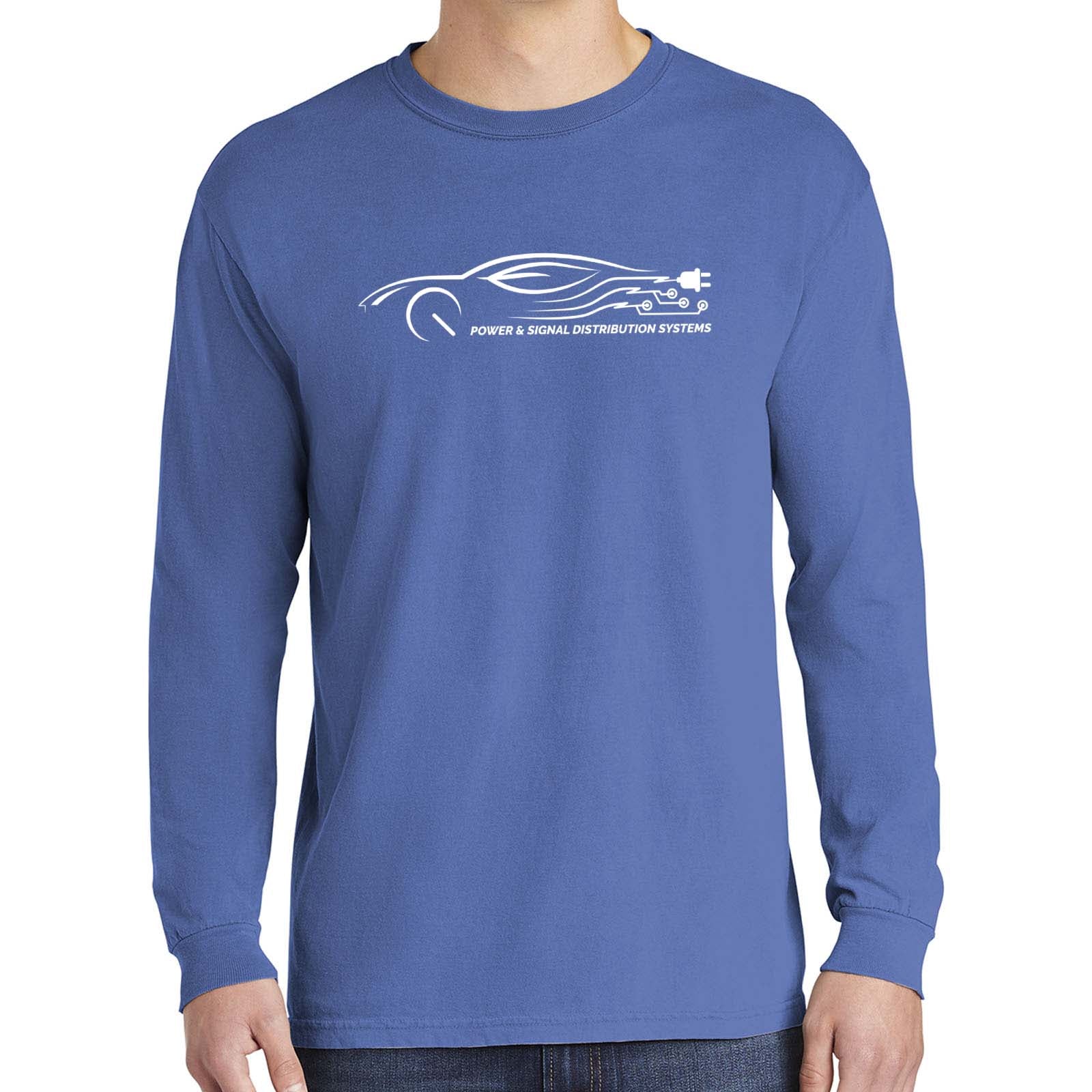 Power & Signal Comfort Colors ® Heavyweight Ring Spun Long Sleeve Tee - Mato & Hash