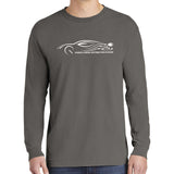 Power & Signal Comfort Colors ® Heavyweight Ring Spun Long Sleeve Tee - Mato & Hash