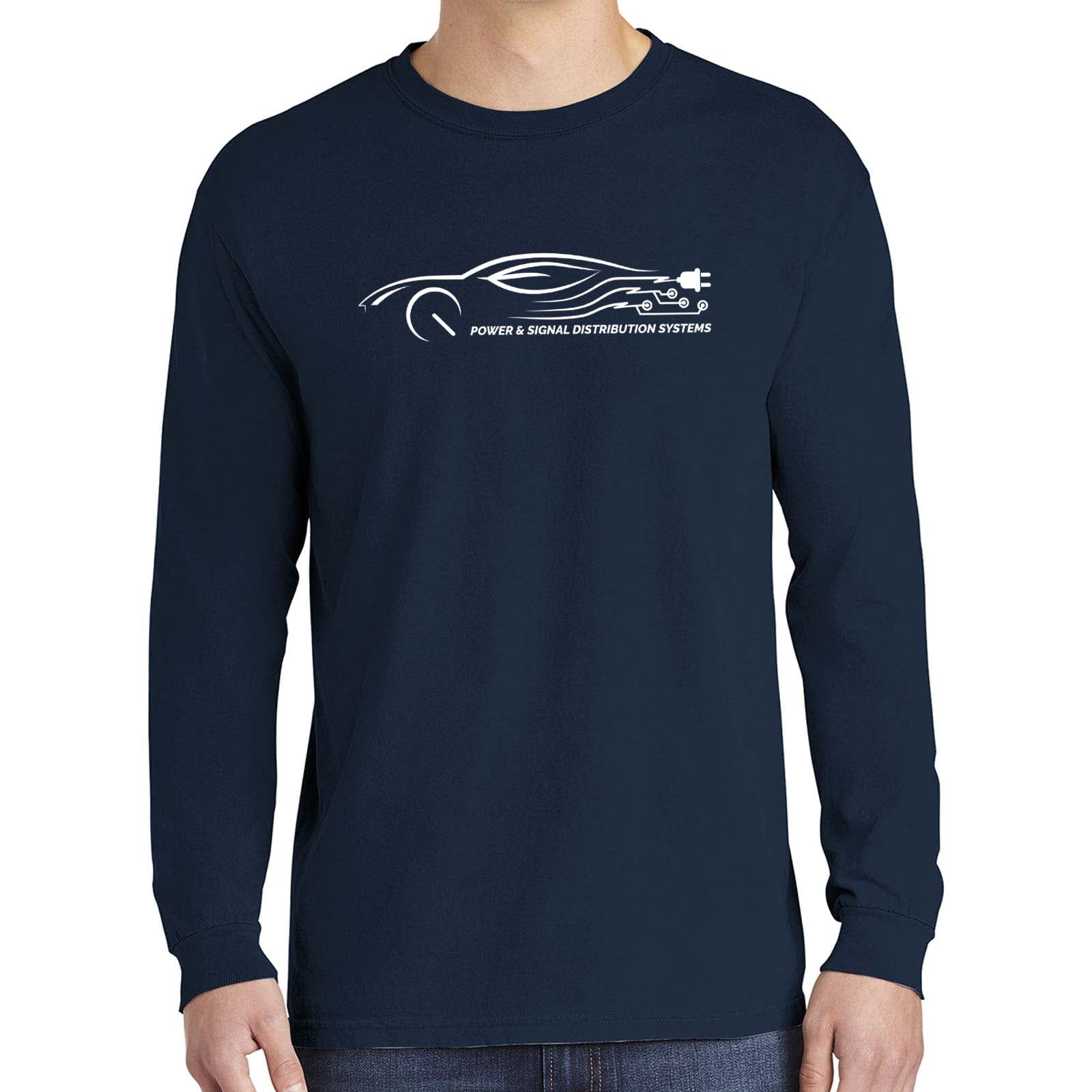 Power & Signal Comfort Colors ® Heavyweight Ring Spun Long Sleeve Tee - Mato & Hash