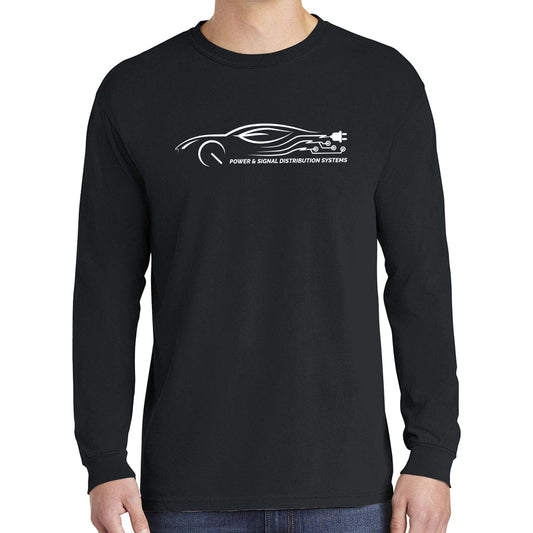 Power & Signal Comfort Colors ® Heavyweight Ring Spun Long Sleeve Tee - Mato & Hash