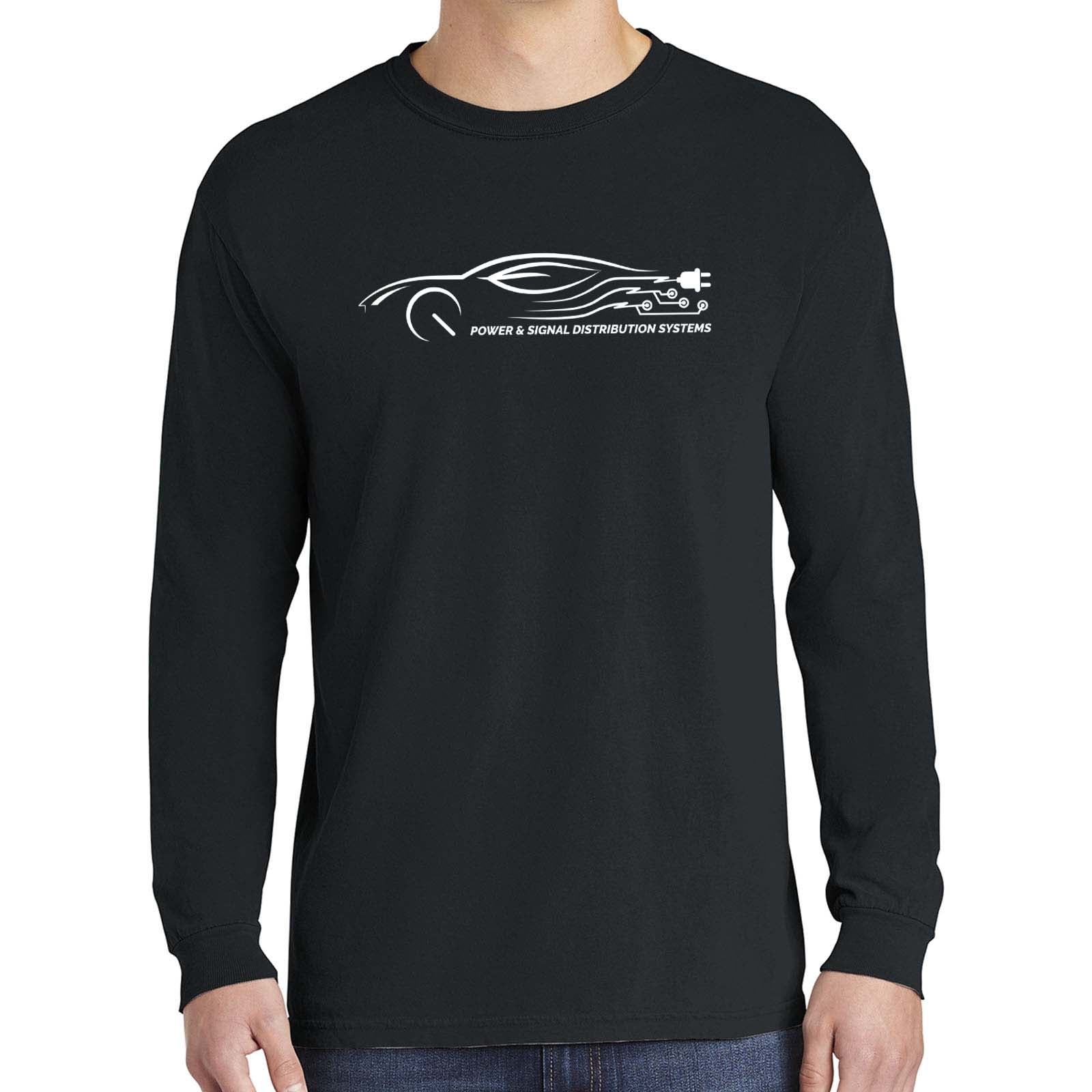Power & Signal Comfort Colors ® Heavyweight Ring Spun Long Sleeve Tee - Mato & Hash