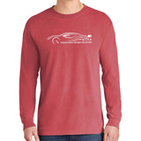 Power & Signal Comfort Colors ® Heavyweight Ring Spun Long Sleeve Tee - Mato & Hash