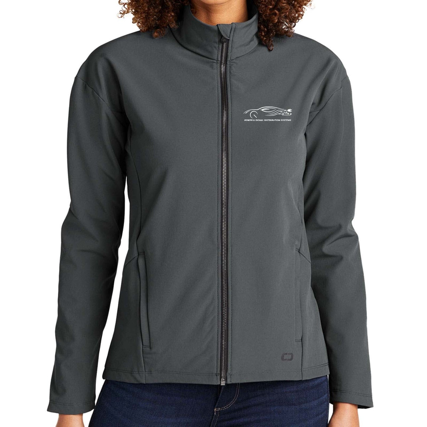 Power & Signal OGIO® Ladies Commuter Full-Zip Soft Shell - Mato & Hash